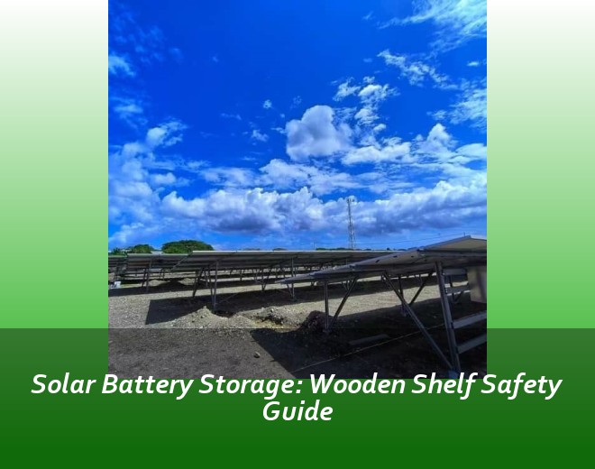 Solar Battery Storage: Wooden Shelf Safety Guide